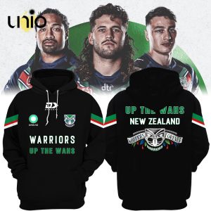 Limited 2023 New Zealand Warriors Up The Wash NRL Black Hoodie, Jogger, Cap