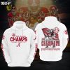 2023 Alabama Crimson Tide SEC Football Conference White Champions Hoodie 3D