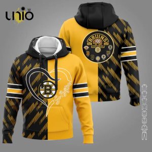 Boston Bruins Go Boston In My Hearts Mix Color Apparels Hoodie 3D