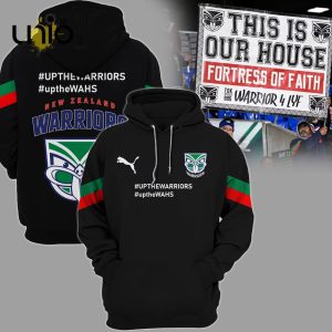 New Zealand Warriors Up The Wash NRL Combo Black Hoodie, Jogger, Cap Limited