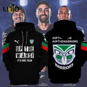 New Zealand Warriors NRL 2023 Up The Wash It’s Our Year Black Hoodie, Jogger, Cap