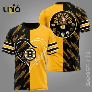 Boston Bruins Go Boston In My Hearts Mix Color Apparels Hoodie 3D