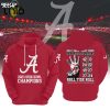 Alabama Crimson Tide Iron Bowl 2023 Champions Black Sports Hoodie 3D