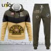 Personalized Boston Bruins 100th Anniversary US Flag Pant Apparels Hoodie 3D
