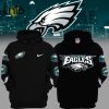 NFL Philadelphia Eagles Special Zombies Design Black Hoodie 3D Limited