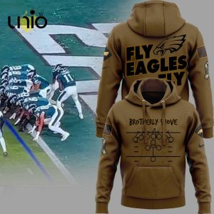Limited Brotherly Shove NFL Philadelphia Eagles Salute To Service Hoodie, Jogger, Cap