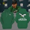 Limited Coach Nicholas John Sirianni’s Eagles KELLY GREEN Hoodie, Jogger, Cap