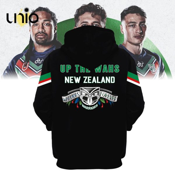 Limited 2023 New Zealand Warriors Up The Wash NRL Black Hoodie, Jogger, Cap