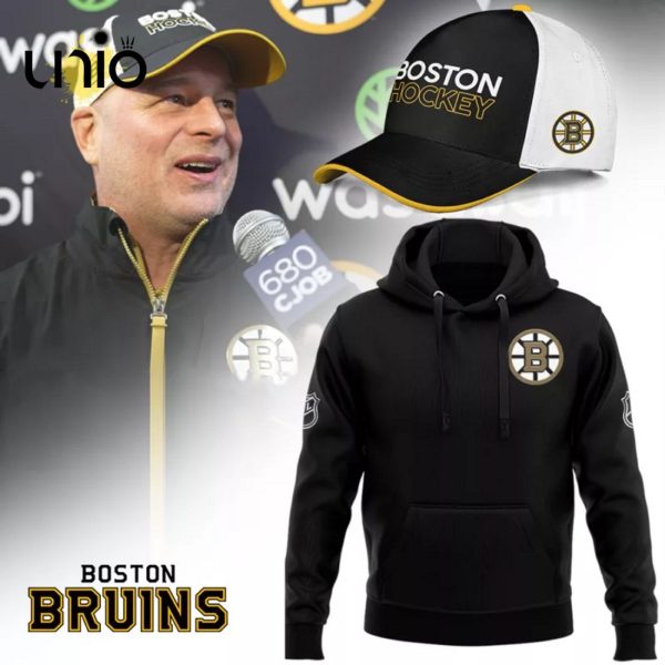 Limited Boston Bruins Coach Montgomery Black Combo Hoodie, Jogger, Cap