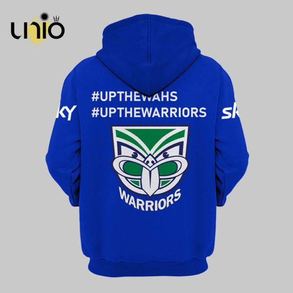 New Zealand Warriors FC Up The Wahs NRL Blue Combo Hoodie, Jogger, Cap