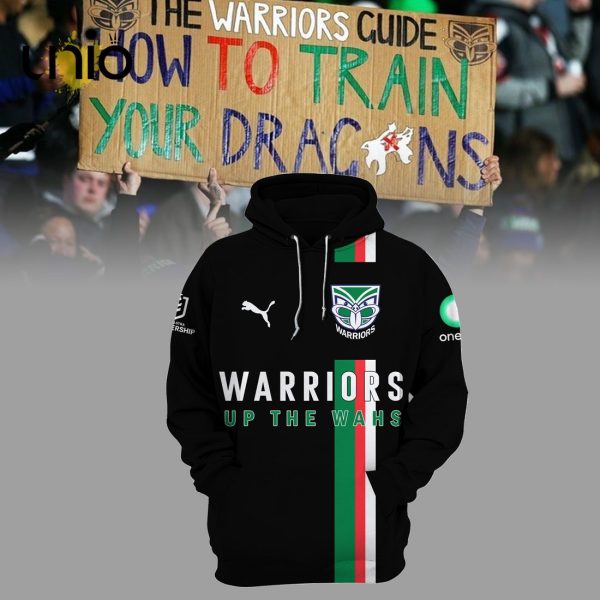 New Zealand Warriors Up The Wahs Finals Reminiscing Black Hoodie, Jogger, Cap Limited