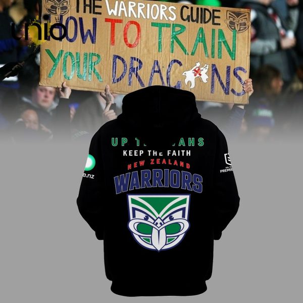 New Zealand Warriors Up The Wahs Finals Reminiscing Black Hoodie, Jogger, Cap Limited