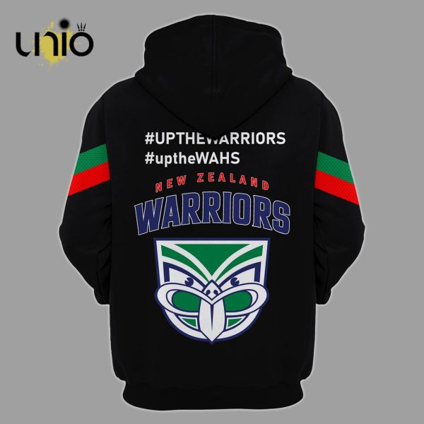 New Zealand Warriors Up The Wash NRL Combo Black Hoodie, Jogger, Cap Limited