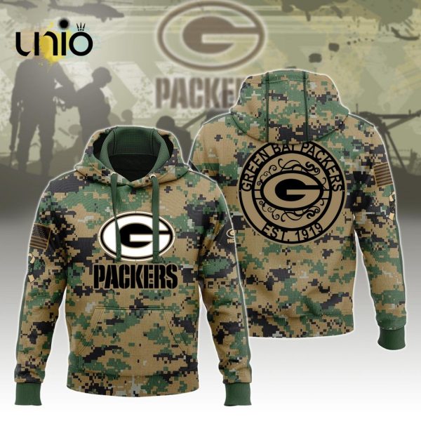 NFL Green Bay Packers Salute To Service For Veterans Hoodie, Jogger, Cap Limited Edition