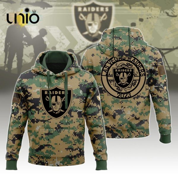 NFL Las Vegas Raiders Salute To Service For Veterans Hoodie, Jogger, Cap Limited Edition