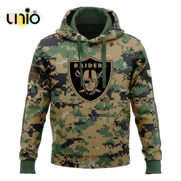 NFL Las Vegas Raiders Salute To Service For Veterans Hoodie, Jogger, Cap Limited Edition