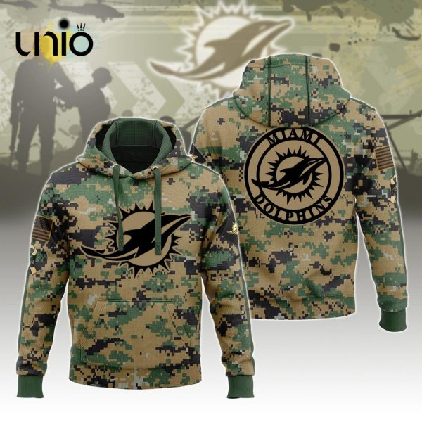 NFL Miami Dolphins Salute To Service For Veterans Hoodie, Jogger, Cap Limited Edition