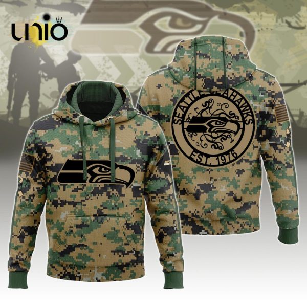 NFL Seattle Seahawks Salute To Service For Veterans Hoodie, Jogger, Cap Limited Edition