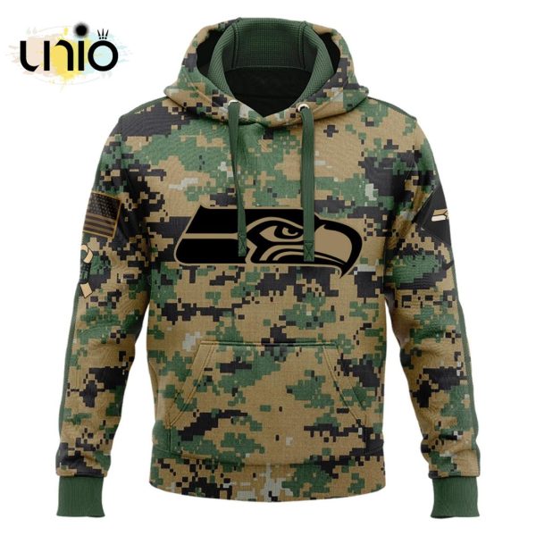 NFL Seattle Seahawks Salute To Service For Veterans Hoodie, Jogger, Cap Limited Edition