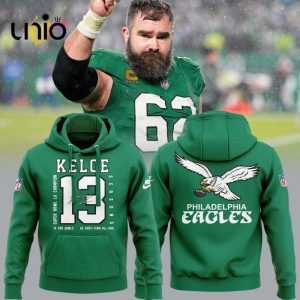 Special Jason Kelce NFL Philadelphia Eagles Green Hoodie, Jogger, Cap