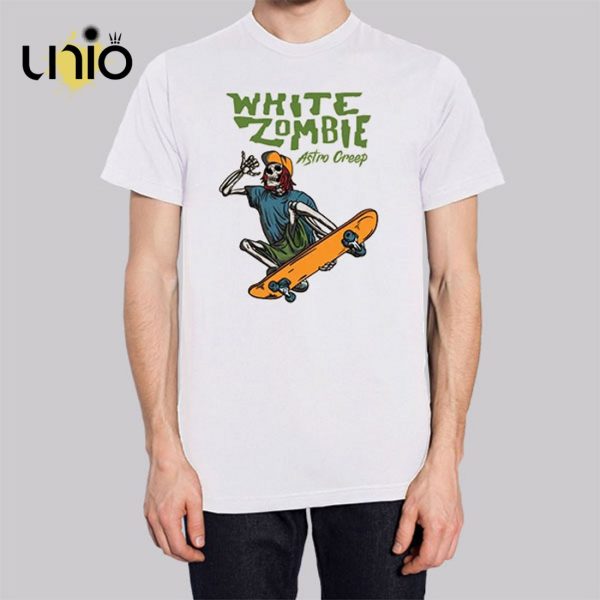 Vintage Skate White Zombie T-Shirt