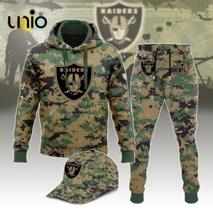 NFL Las Vegas Raiders Salute To Service For Veterans Hoodie, Jogger, Cap Limited Edition