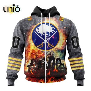 NHL Buffalo Sabres Special Mix KISS Band Design Hoodie 3D