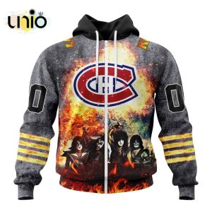 NHL Montreal Canadiens Special Mix KISS Band Design Hoodie 3D