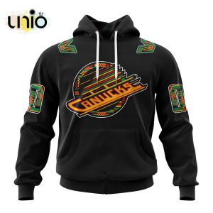 NHL Vancouver Canucks Special Black Excellence Design Hoodie 3D