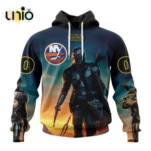 NHL New York Islanders Special Star Wars The Mandalorian Design Hoodie 3D