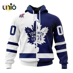 NHL Toronto Maple Leafs Personalize 2024 Home Mix Away Kits Hoodie 3D