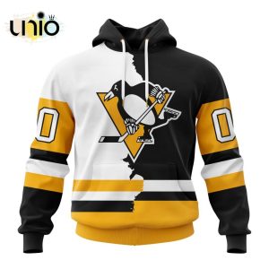 NHL Pittsburgh Penguins Personalize 2024 Home Mix Away Kits Hoodie 3D