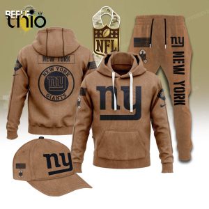 New York Giants Salute To Service Veterans Hoodie, Jogger, Cap