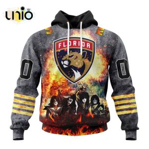 NHL Florida Panthers Special Mix KISS Band Design Hoodie 3D