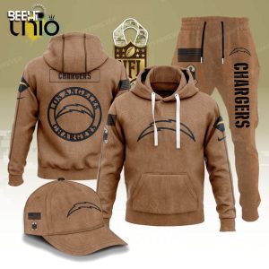 Los Angeles Chargers Salute To Service Veterans Hoodie, Jogger, Cap