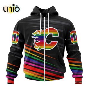 NHL Calgary Flames Special Pride Design Hockey Is For Everyone Hoodie 3D