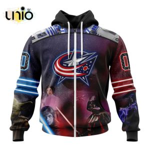 NHL Columbus Blue Jackets Special Star Wars Design Hoodie 3D