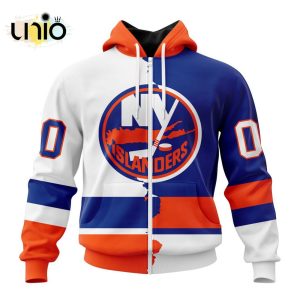 NHL New York Islanders Personalize 2024 Home Mix Away Kits Hoodie 3D