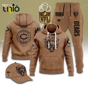 Chicago Bears Salute To Service Veterans Hoodie, Jogger, Cap