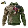 Custom NFL Atlanta Falcons Special Camo Design For Veterans Day Hoodie 3D