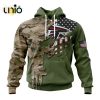 Custom NFL Baltimore Ravens Special Camo Design For Veterans Day Hoodie 3D