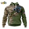 Custom NFL Buffalo Bills Special Camo Design For Veterans Day Hoodie 3D