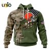 Custom NFL Dallas Cowboys Special Camo Design For Veterans Day Hoodie 3D