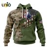 Custom NFL Green Bay Packers Special Camo Design For Veterans Day Hoodie 3D