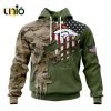 Custom NFL Washington Commanders Special Camo Design For Veterans Day Hoodie 3D