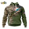 Custom NFL Minnesota Vikings Special Camo Design For Veterans Day Hoodie 3D