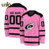 Custom NHL Carolina Hurricanes Special St.Patrick’s Day Design Vneck Long Sleeve