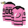 Custom NHL Tampa Bay Lightning Special St.Patrick’s Day Design Vneck Long Sleeve