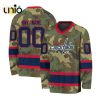 Custom NHL Vegas Golden Knights Special St.Patrick’s Day Design Vneck Long Sleeve