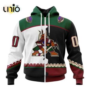 NHL Arizona Coyotes Personalize 2024 Home Mix Away Kits Hoodie 3D